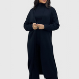 Elegante Conjunto de Punto Mahalia de 3 Piezas para un Look Completo