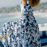 Conjunto de Traje de Baño de Una Pieza con Diseño Floral Ahria