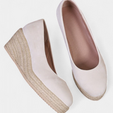 Laupa Zapatos de Plataforma con Suela Trenzada en Estilo Espadrille para un Look Chic y Cómodo