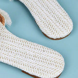 Zapatillas con Flecos Elegantes y Confortables para un Estilo Único