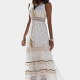 Vestido Maxi de Encaje Boho Jonna - Estilo Elegante y Confortable