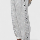 Isoldean Pantalones Cortos de Verano a Rayas – Estilo Fresco y Cómodo para Tus Días Soleados