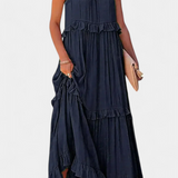 Vestido Monica de Estilo Clásico y Confort para una Frescura Natural