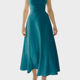 Lys Vestido de Tirantes con Corte Entallado, Estilo Elegante y Sofisticado