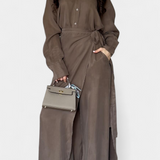 Conjunto Casual de Camisa Suelta y Pantalón con Falda - Estilo y Comodidad en un Solo Look