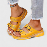 Tamsin Sandalias de Cuero con Diseños Ortopédicos para Máxima Comodidad