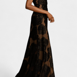 Vlada Vestido Floral de Terciopelo - Elegancia y Sofisticación para Cualquier Ocasión