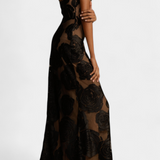 Vlada Vestido Floral de Terciopelo - Elegancia y Sofisticación para Cualquier Ocasión