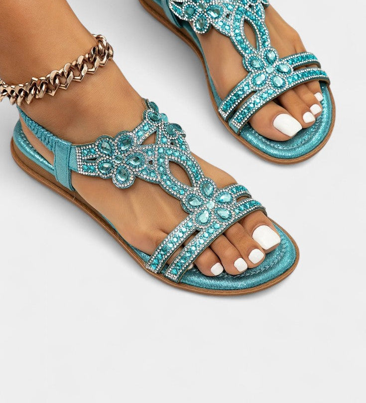 Sandalias Gladiadoras Alaya con Detalles Elegantes