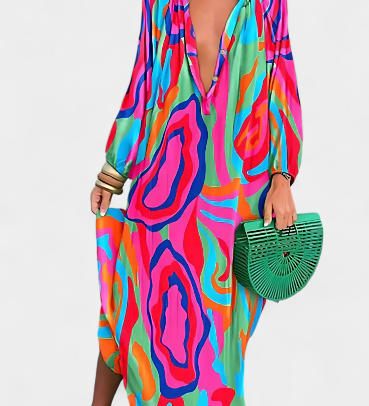 Elegant Boho Malina Vestido Ligero y Chic para un Look Sofisticado