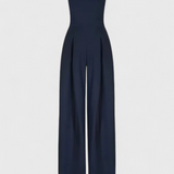 Vestido Monocromático Elegante sin Mangas
