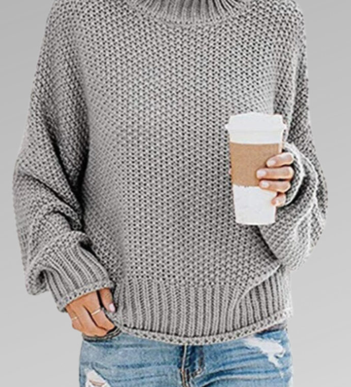 Molly Jersey de punto grueso de corte relajado para mayor comodidad