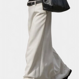 Falda H-Line Lisa de Estilo Urbano Moderno para un Look Contemporáneo