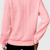 Zoey Jersey de Punto con Cremallera Suave y Cómoda