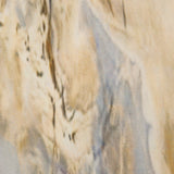 Inna Pantalones Rectos de Cintura Alta con Elegante Estampado de Mármol