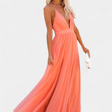 Vestido Maxi de Tul sin Mangas Gergana - Elegancia y Comodidad para Cada Ocasión