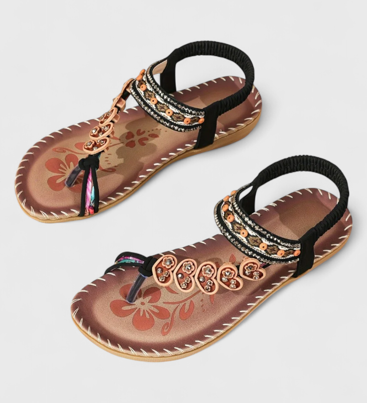 Sandalias Liriana Extremadamente Cómodas con Toques de Elegancia