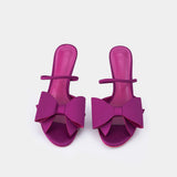 Elegantes Tacones Puntiagudos de Cuero Sintético para un Estilo Sofisticado