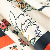 Arce Pantalones de cintura alta con estampado floral y corte recto para un estilo elegante