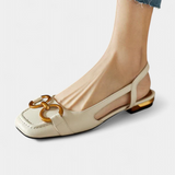 Alma Mocasines Slingback con Diseño de Punta Cuadrada para un Estilo Elegante