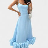 Sela Vestido Maxi Elegante y Fluido para Cualquier Ocasión