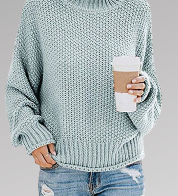 Molly Jersey de punto grueso de corte relajado para mayor comodidad