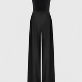 Vestido Monocromático Elegante sin Mangas