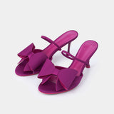 Elegantes Tacones Puntiagudos de Cuero Sintético para un Estilo Sofisticado