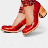 Penka Tacones con Bloque Moderno en Eco-Cuero y Diseño Atemporal