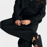 Conjunto de Algodón de 2 Piezas con Elegante Escote en V