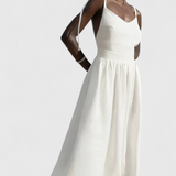 Vestido de Verano Fluido Justine con Detalles Femeninos para un Estilo Elegante