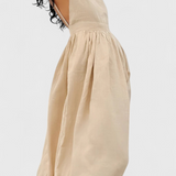 Vestido de Verano Fluido Justine con Detalles Femeninos para un Estilo Elegante