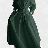 Vestido Maxi de Manga Larga Retro Miriam - Elegancia y Estilo Atemporal
