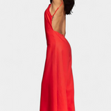 Belén Mono Halter de Pierna Ancha con Caída para un Look Radiante