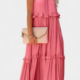 Vestido Monica de Estilo Clásico y Confort para una Frescura Natural