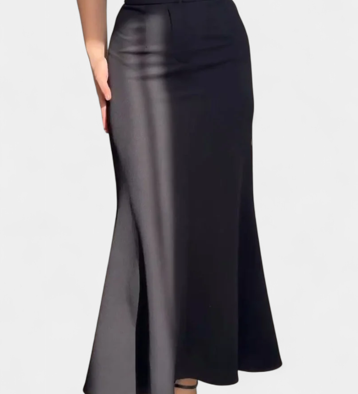 Elegante Falda Entallada de Estilo Sirena con Diseño Único