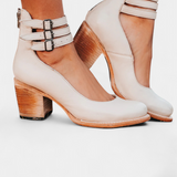 Penka Tacones con Bloque Moderno en Eco-Cuero y Diseño Atemporal