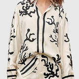 Conjunto de Pierna Ancha Nazaret con Diseño Artístico para Estilo Único