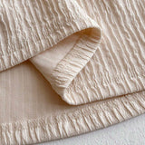 Conjunto de Top Largo y Falda Mini Fruncida Daline para un look elegante y a la moda