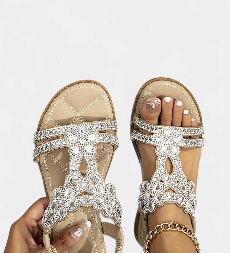Sandalias Gladiadoras Alaya con Detalles Elegantes