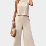 Conjunto Boho Lavinia de Top y Shorts en Lino y Algodón para un Estilo Relax y Sofisticado