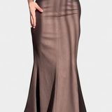 Elegante Falda Entallada de Estilo Sirena con Diseño Único
