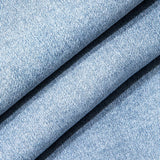 Jeans Evian Ripped Straight-Leg con Elegantes Rhinestones