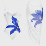 Sarah Conjunto de Baño de Dos Piezas con Diseño Floral Elegante