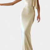 Vestido Maxi Drapado Un Hombro Hope - Elegancia y Estilo para Todas las Ocasiones
