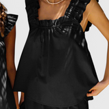 Victoria Conjunto de Lounge con Volantes Elegante y Cómodo