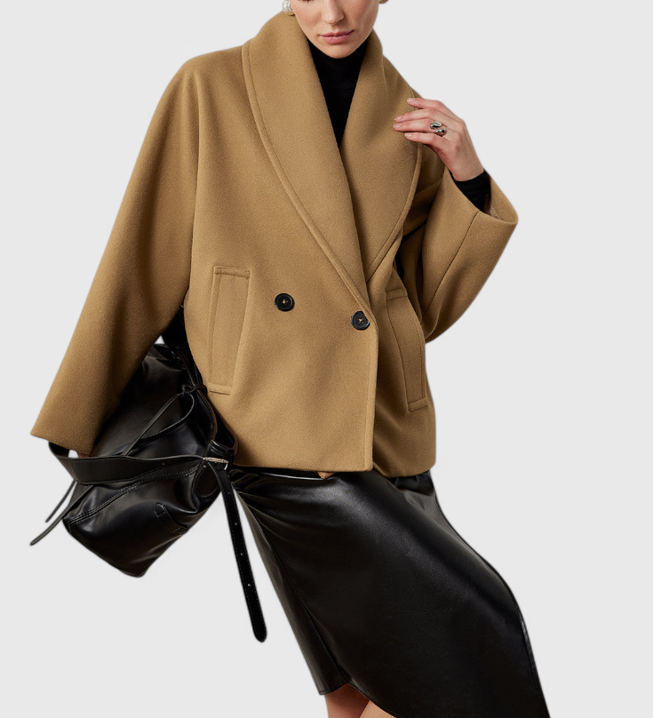 Helena Abrigo de Tweed Oversized - Estilo Elegante y Cómodo para Todas las Ocasiones