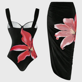 Sarah Conjunto de Baño de Dos Piezas con Diseño Floral Elegante