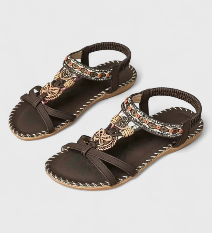 Lera Sandalias Bohemias Planas - Comodidad y Estilo para Cada Momento
