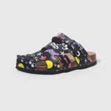 Neya Zuecos de Corcho con Hebilla y Plantilla Acolchada para Confort y Estilo